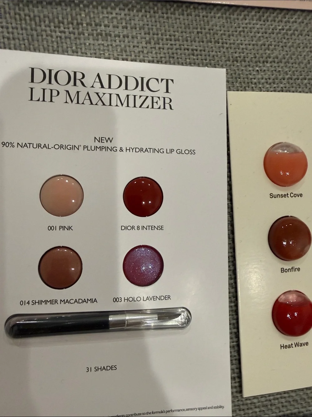 10 pc mixed variety makeup designer lip samples travel size